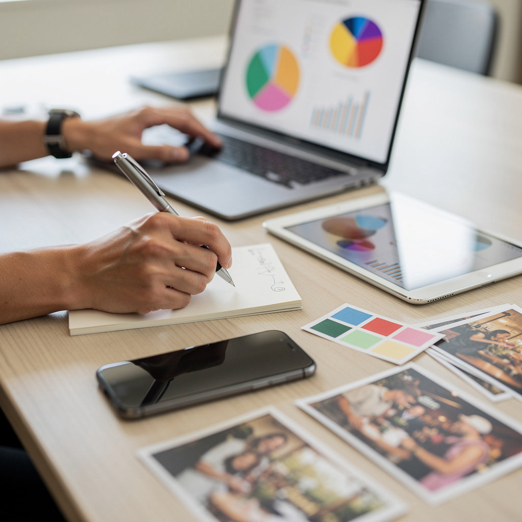 Key Choice Marketing Inc team collaborating on data-driven marketing and advertising strategies for Santa Barbara businesses